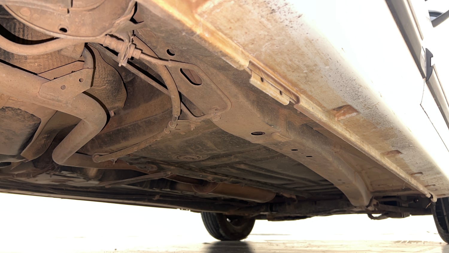 Used 2021 Maruti Suzuki Baleno Delta Petrol Manual extra REAR RIGHT UNDERBODY VIEW
