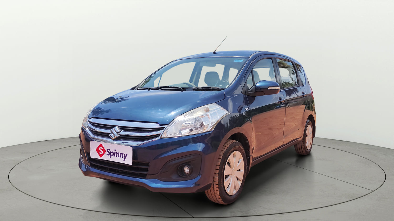 Used 2016 Maruti Suzuki Ertiga VXI Petrol Manual exterior LEFT FRONT CORNER VIEW