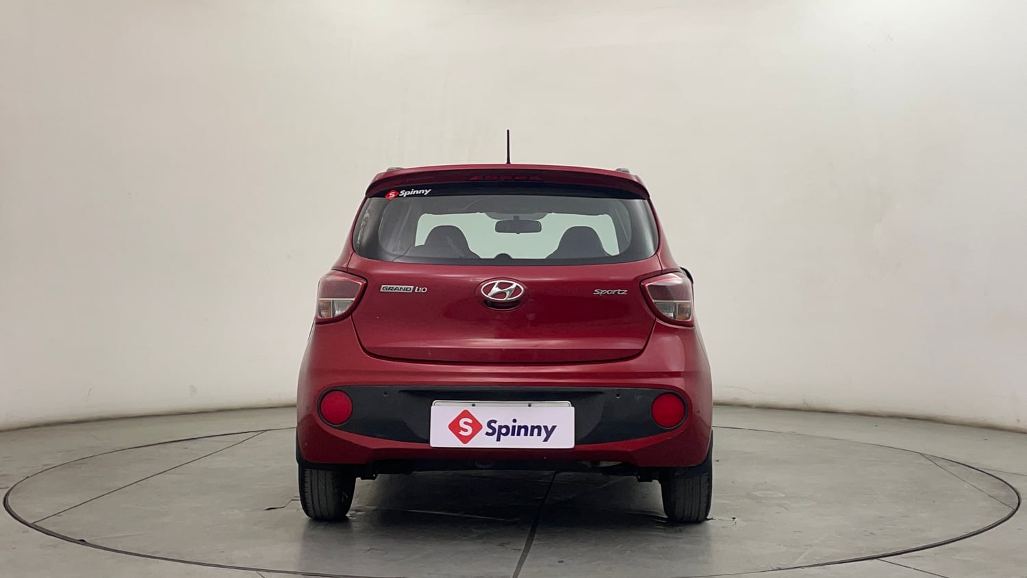 Used 2018 Hyundai Grand i10 Sportz 1.2 Kappa VTVT Petrol Manual exterior BACK VIEW