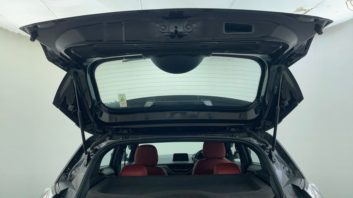 Used 2023 Tata Nexon XZA Plus LUXS Red Dark Edition Petrol Automatic interior DICKY DOOR OPEN VIEW
