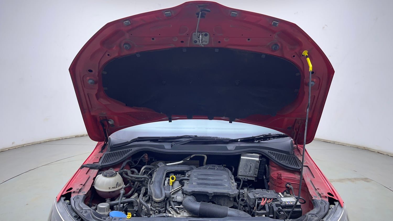 Used 2021 Skoda Rapid Style Petrol Manual engine ENGINE & BONNET OPEN FRONT VIEW