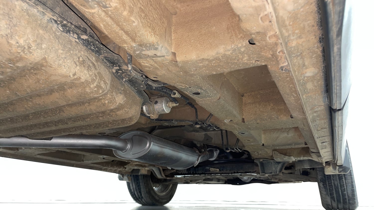 Used 2021 MG Motors Hector Shine 1.5 Petrol Turbo CVT Petrol Automatic extra REAR RIGHT UNDERBODY VIEW