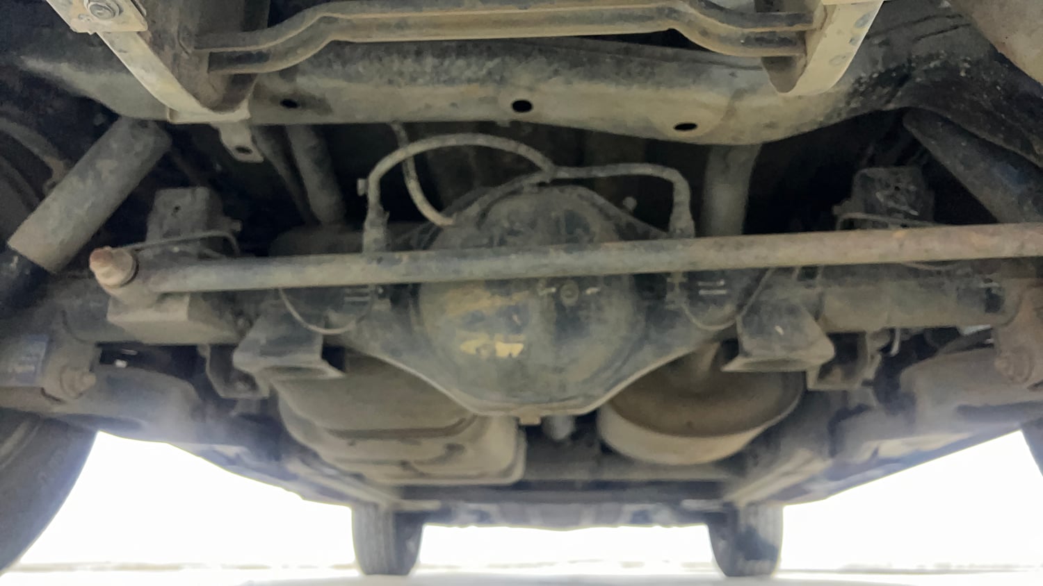 Used 2017 Mahindra TUV300 T8 mHAWK100 Diesel Manual extra REAR UNDERBODY VIEW (TAKEN FROM REAR)