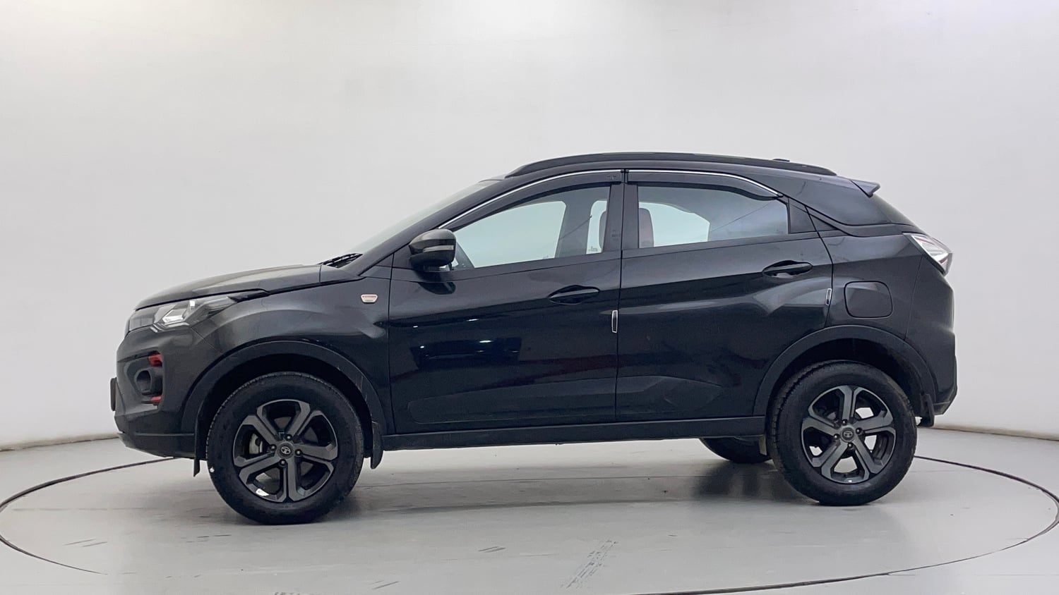 Used 2023 Tata Nexon XZA Plus LUXS Red Dark Edition Petrol Automatic exterior LEFT SIDE VIEW