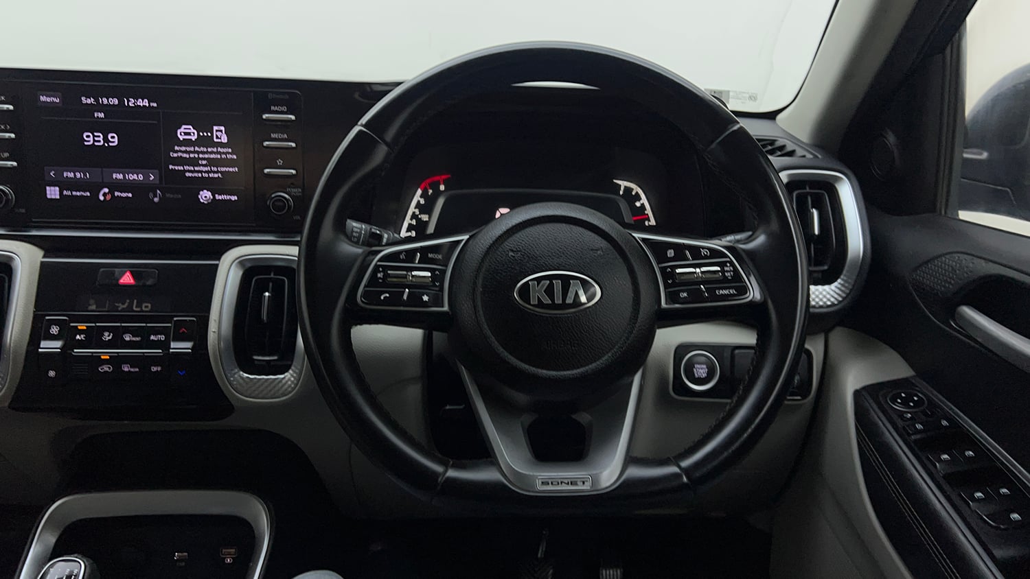 Used 2021 Kia Sonet HTX 1.0 iMT Petrol Manual interior STEERING VIEW