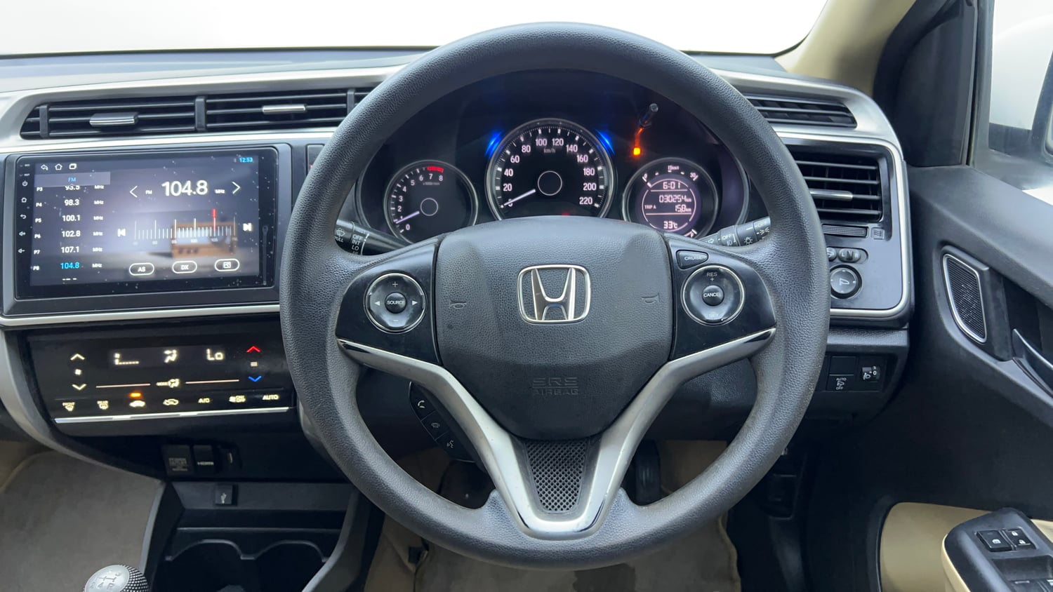 Used 2017 Honda City V Petrol Petrol Manual interior STEERING VIEW
