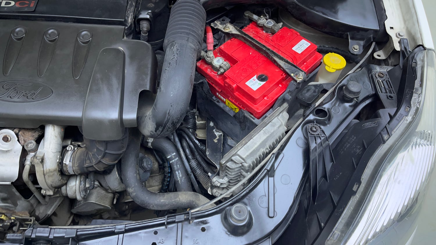 Used 2012 Ford Figo Duratorq Diesel ZXI 1.4 Diesel Manual engine ENGINE LEFT SIDE VIEW