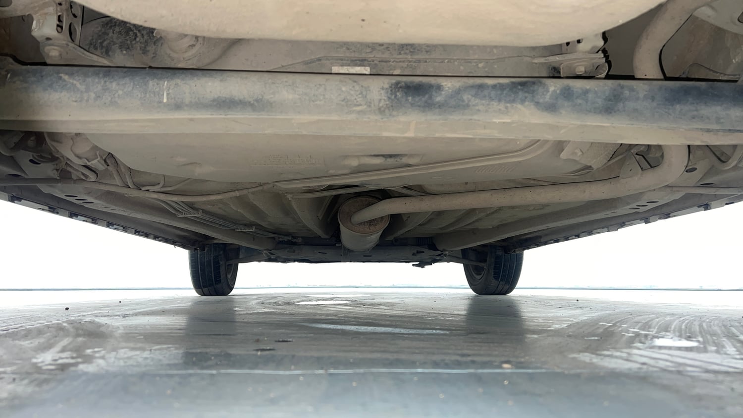 Used 2024 Maruti Suzuki Ignis Zeta 1.2 AMT Petrol Automatic extra REAR UNDERBODY VIEW (TAKEN FROM REAR)