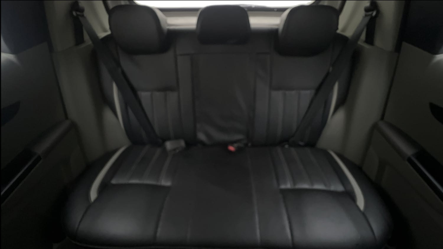 Used 2017 Mahindra KUV100 K6 6 STR Petrol Manual interior REAR SEAT CONDITION VIEW