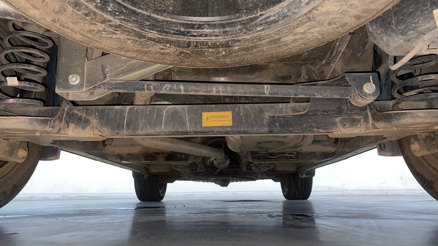 Used 2024 Tata Harrier Fearless Plus Dark Edition AT Diesel Automatic extra REAR UNDERBODY VIEW (TAKEN FROM REAR)