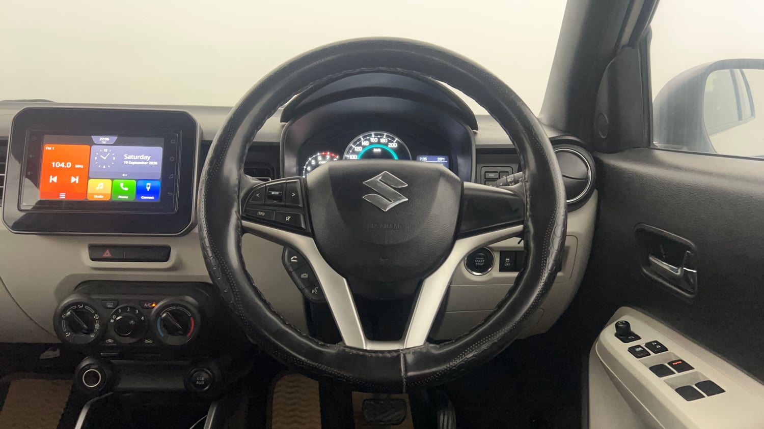 Used 2024 Maruti Suzuki Ignis Zeta 1.2 AMT Petrol Automatic interior STEERING VIEW