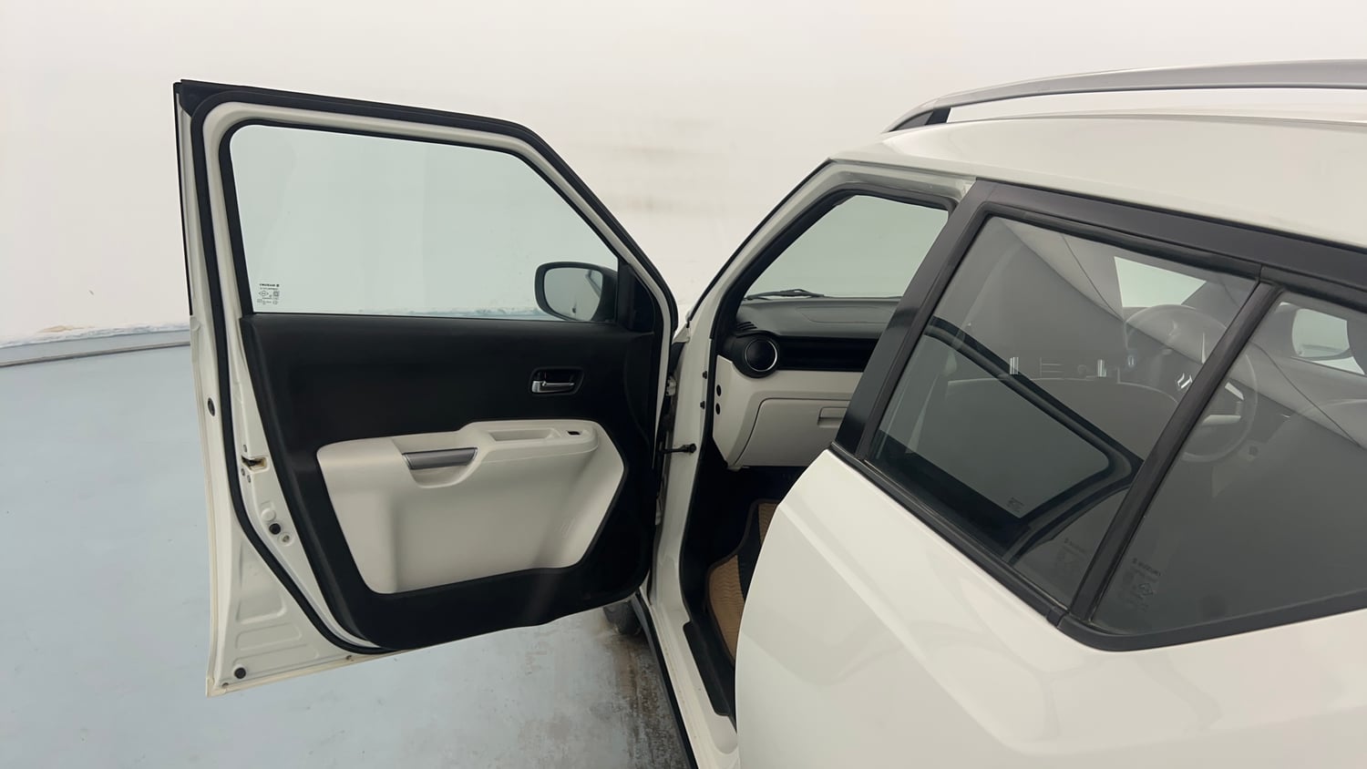 Used 2024 Maruti Suzuki Ignis Zeta 1.2 AMT Petrol Automatic interior LEFT FRONT DOOR OPEN VIEW