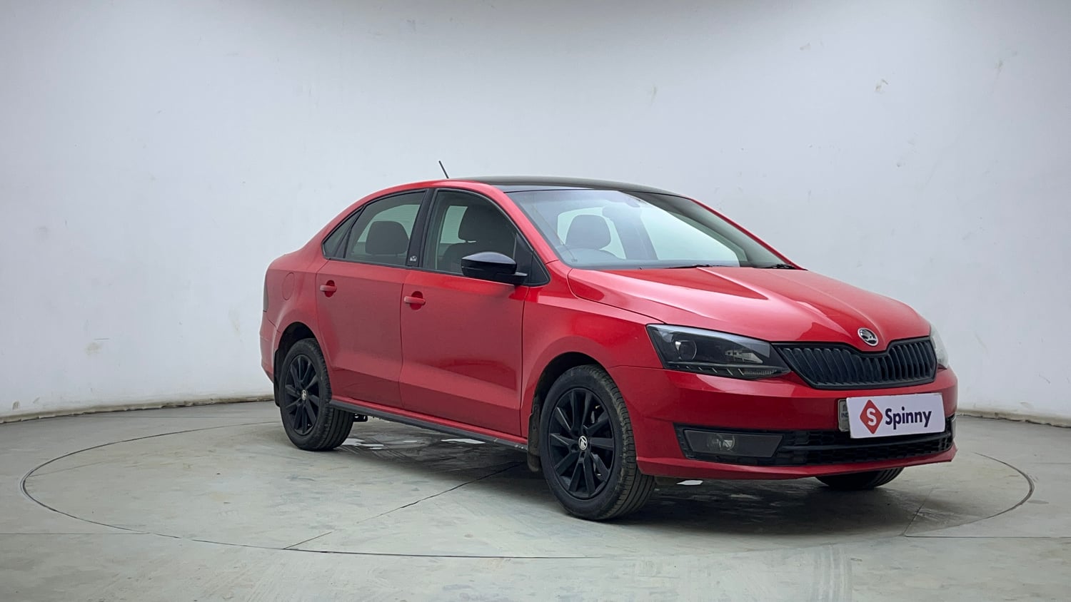 Used 2021 Skoda Rapid Style Petrol Manual exterior RIGHT FRONT CORNER VIEW