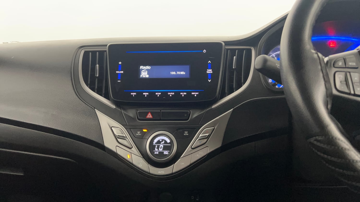 Used 2020 Maruti Suzuki Baleno Delta Petrol Manual interior MUSIC SYSTEM & AC CONTROL VIEW