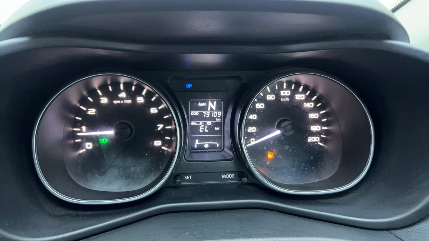 Used 2019 Tata Nexon XZA Plus Diesel Dual Tone Diesel Automatic interior CLUSTERMETER VIEW