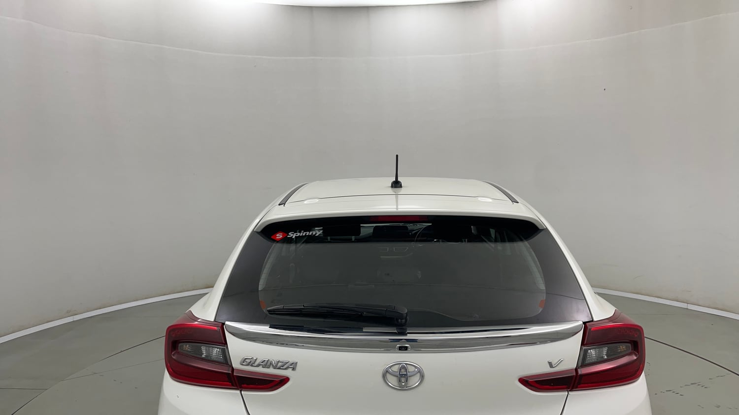 Used 2023 Toyota Glanza V Petrol Manual exterior BACK WINDSHIELD VIEW