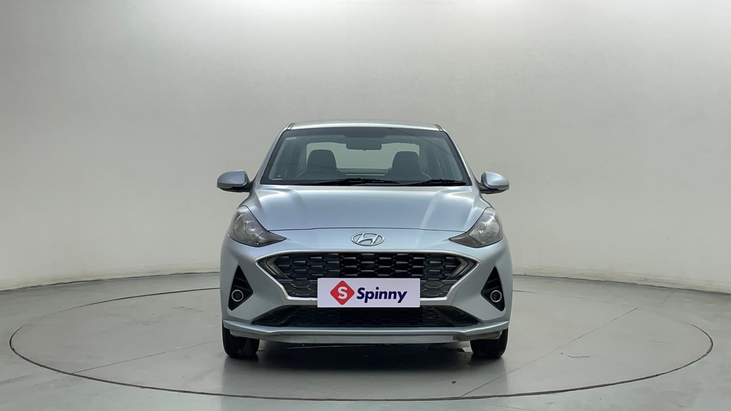 Used 2022 Hyundai Aura SX 1.2 Petrol Petrol Manual exterior FRONT VIEW