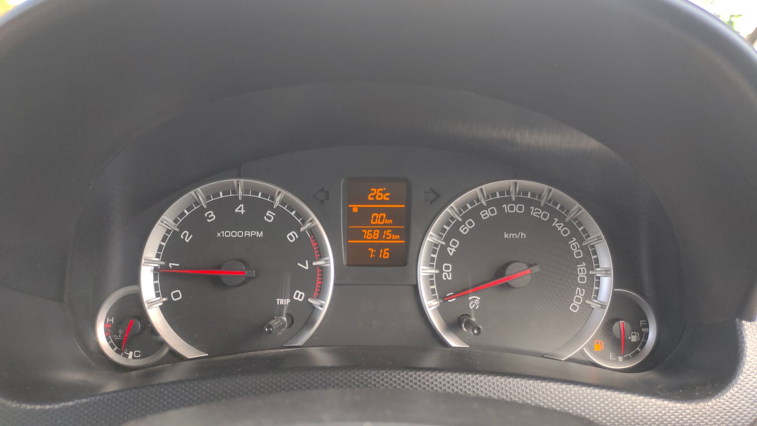 Used 2017 Maruti Suzuki Swift Dzire ZXI Petrol Manual interior CLUSTERMETER VIEW
