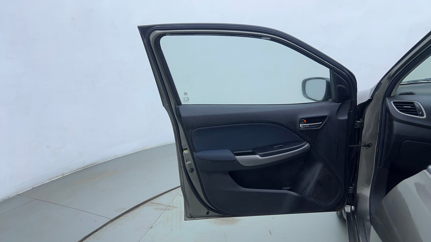 Used 2021 Maruti Suzuki Baleno Zeta Petrol Manual interior LEFT FRONT DOOR OPEN VIEW
