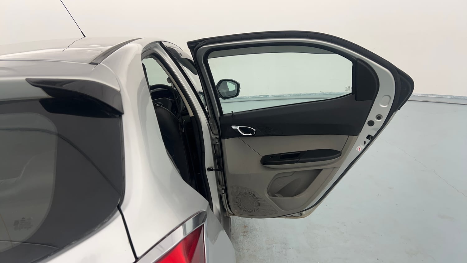 Used 2018 Tata Tiago Revotron XZ Petrol Manual interior RIGHT REAR DOOR OPEN VIEW