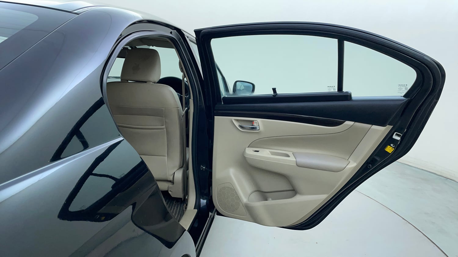 Used 2017 Maruti Suzuki Ciaz Zeta 1.4 AT Petrol Automatic interior RIGHT REAR DOOR OPEN VIEW