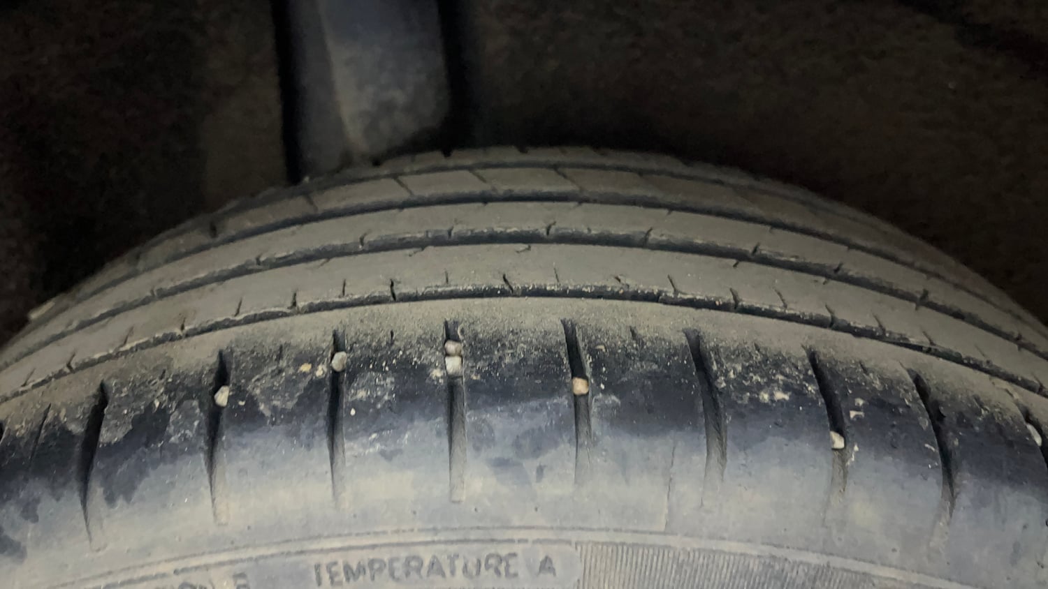 Used 2022 Maruti Suzuki Baleno Zeta Petrol Manual tyres RIGHT REAR TYRE TREAD VIEW