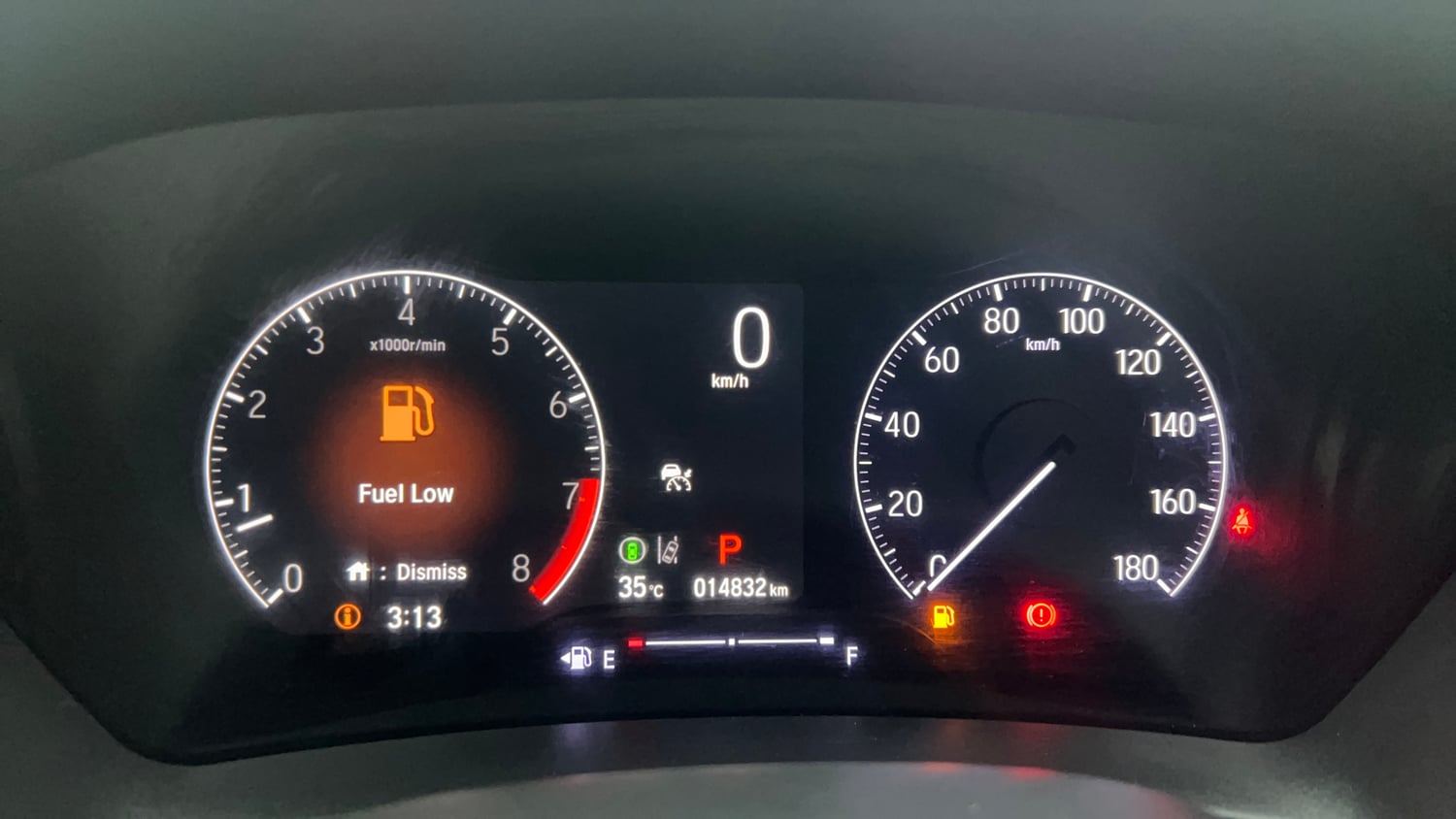 Used 2024 Honda Elevate ZX CVT Petrol Automatic interior CLUSTERMETER VIEW