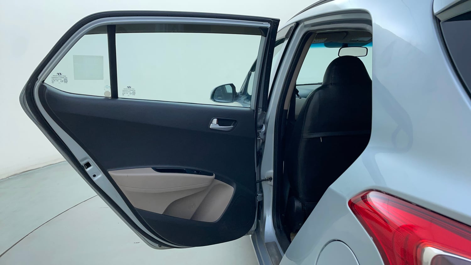 Used 2019 Hyundai Grand i10 Sportz 1.2 Kappa VTVT Petrol Manual interior LEFT REAR DOOR OPEN VIEW