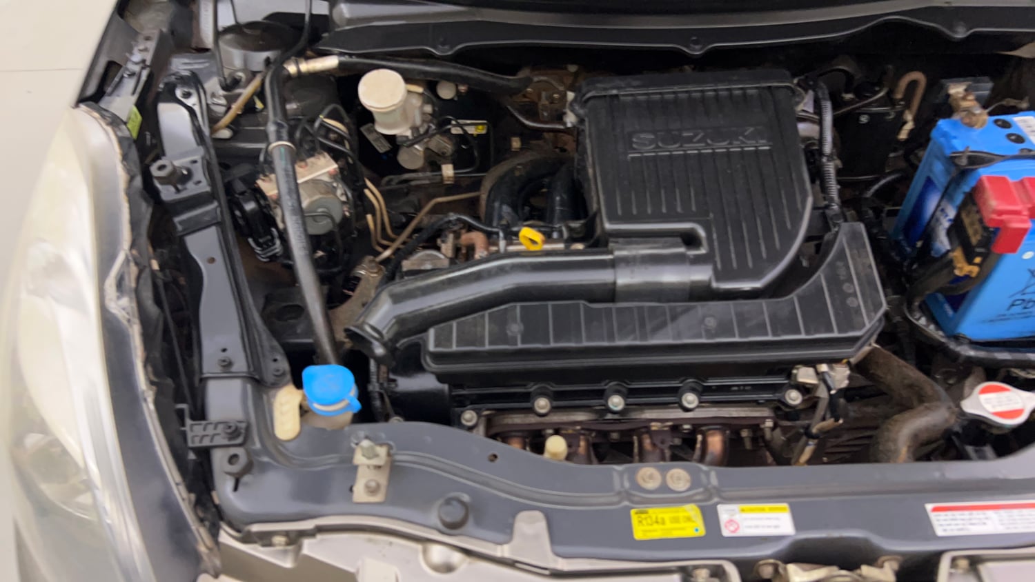 Used 2017 Maruti Suzuki Swift Dzire VXI (O) Petrol Manual engine ENGINE RIGHT SIDE VIEW