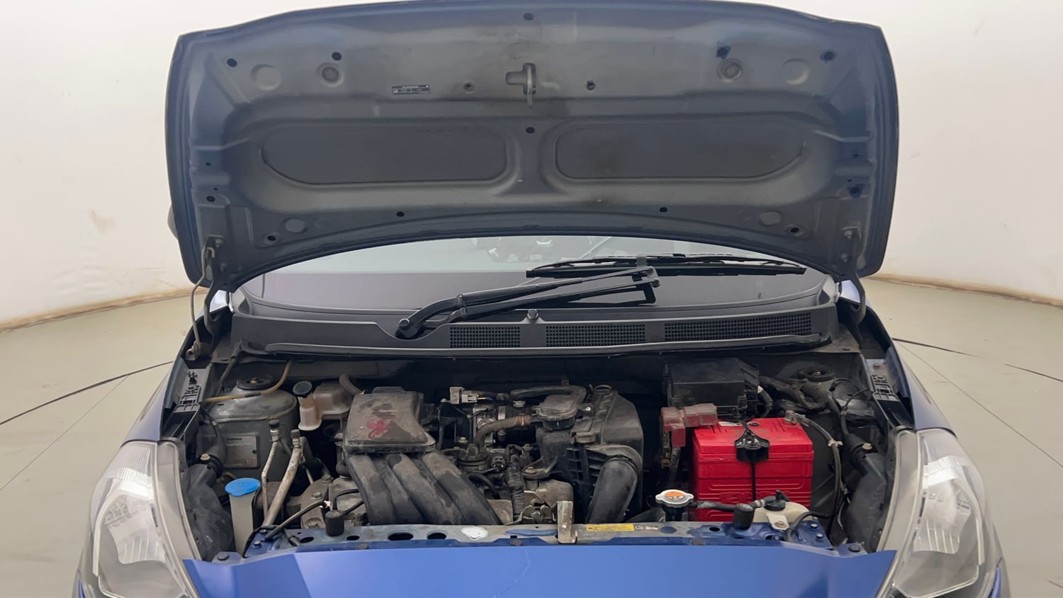 Used 2016 Datsun Go Plus Style Edition Petrol Manual engine ENGINE & BONNET OPEN FRONT VIEW