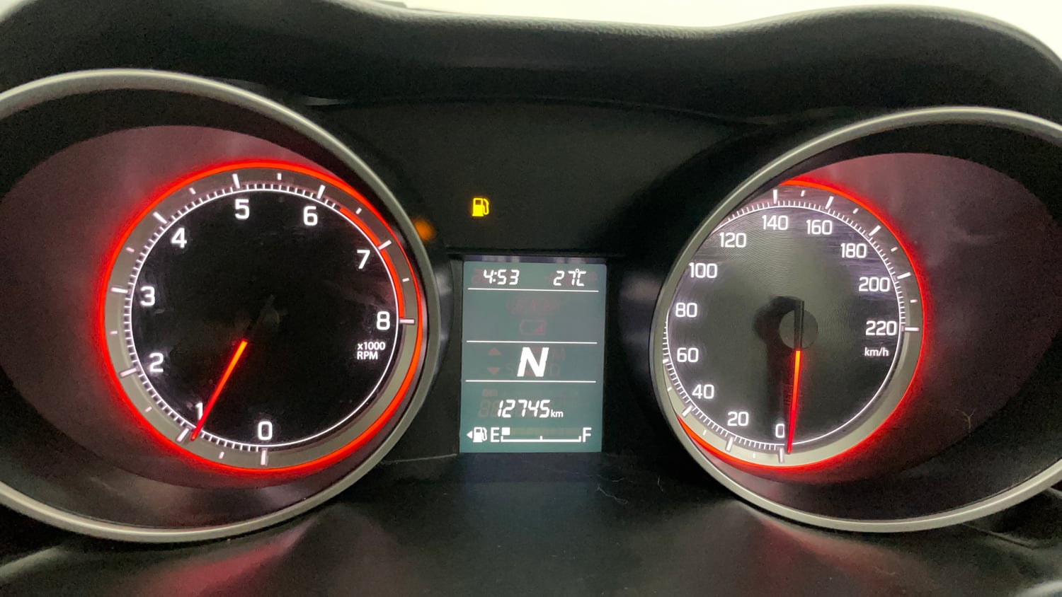 Used 2018 Maruti Suzuki Swift ZXi AMT Petrol Automatic interior CLUSTERMETER VIEW