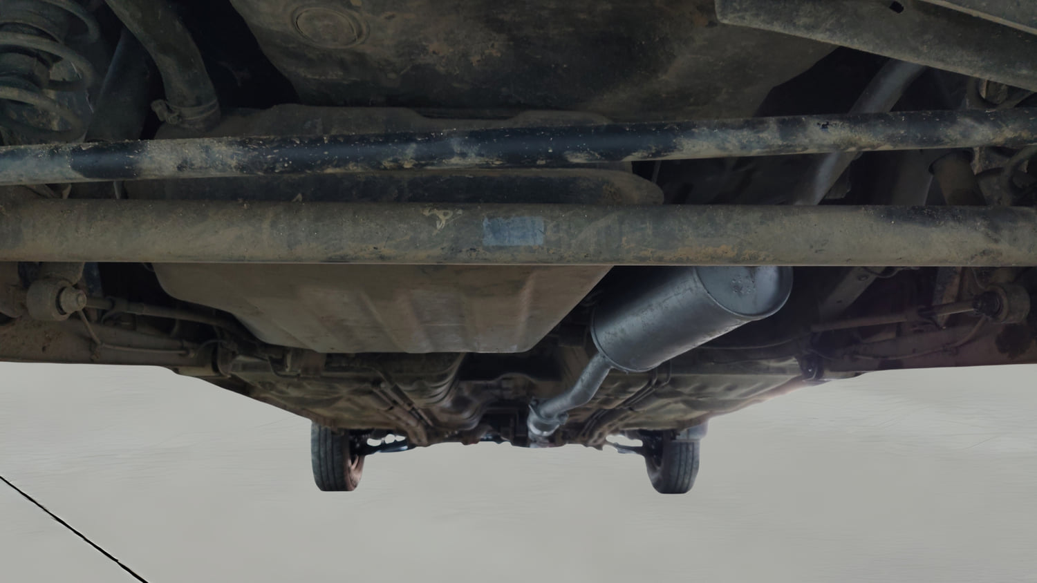 Used 2020 Maruti Suzuki Alto 800 LXi Petrol Manual extra REAR UNDERBODY VIEW (TAKEN FROM REAR)