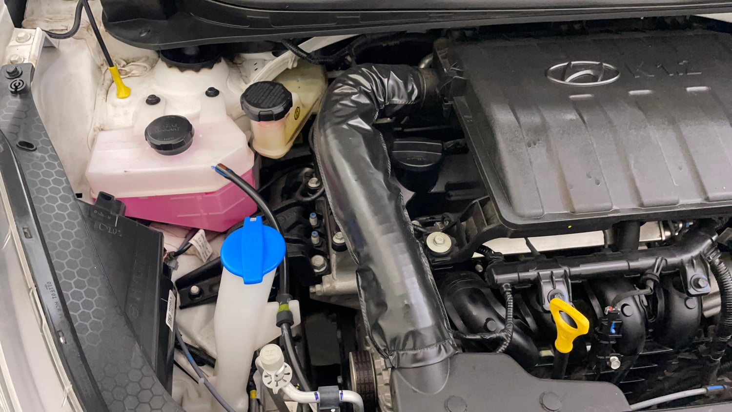 Used 2025 Hyundai Grand i10 Nios Sportz 1.2 Kappa AMT Petrol Automatic engine ENGINE RIGHT SIDE VIEW