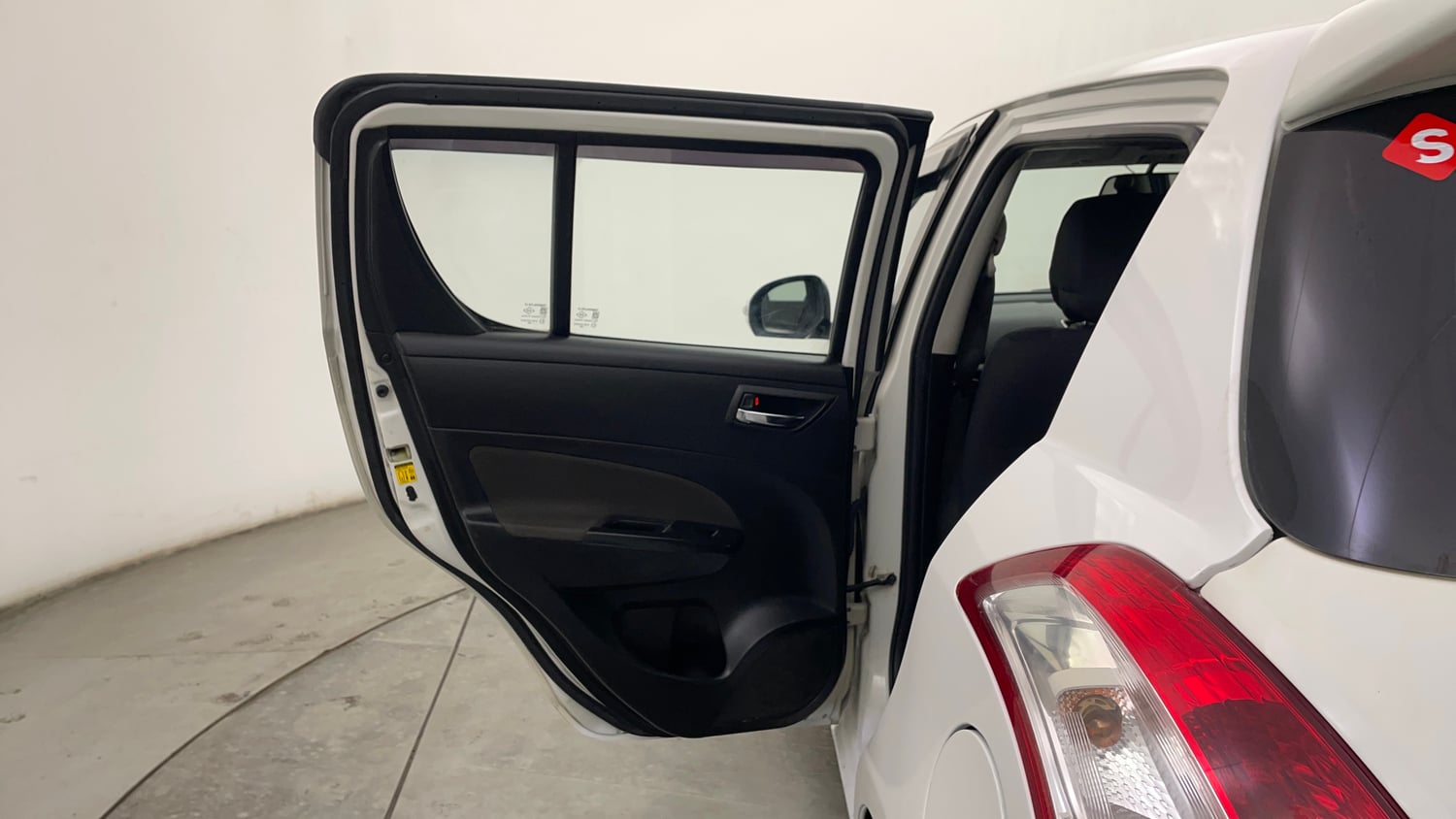 Used 2017 Maruti Suzuki Swift ZDi Diesel Manual interior LEFT REAR DOOR OPEN VIEW