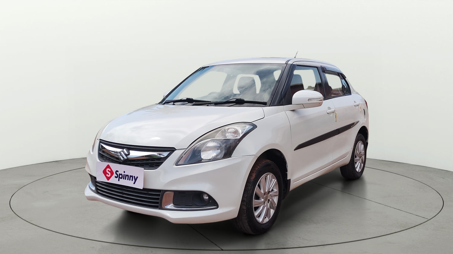 Used 2017 Maruti Suzuki Swift Dzire ZXI Petrol Manual exterior LEFT FRONT CORNER VIEW