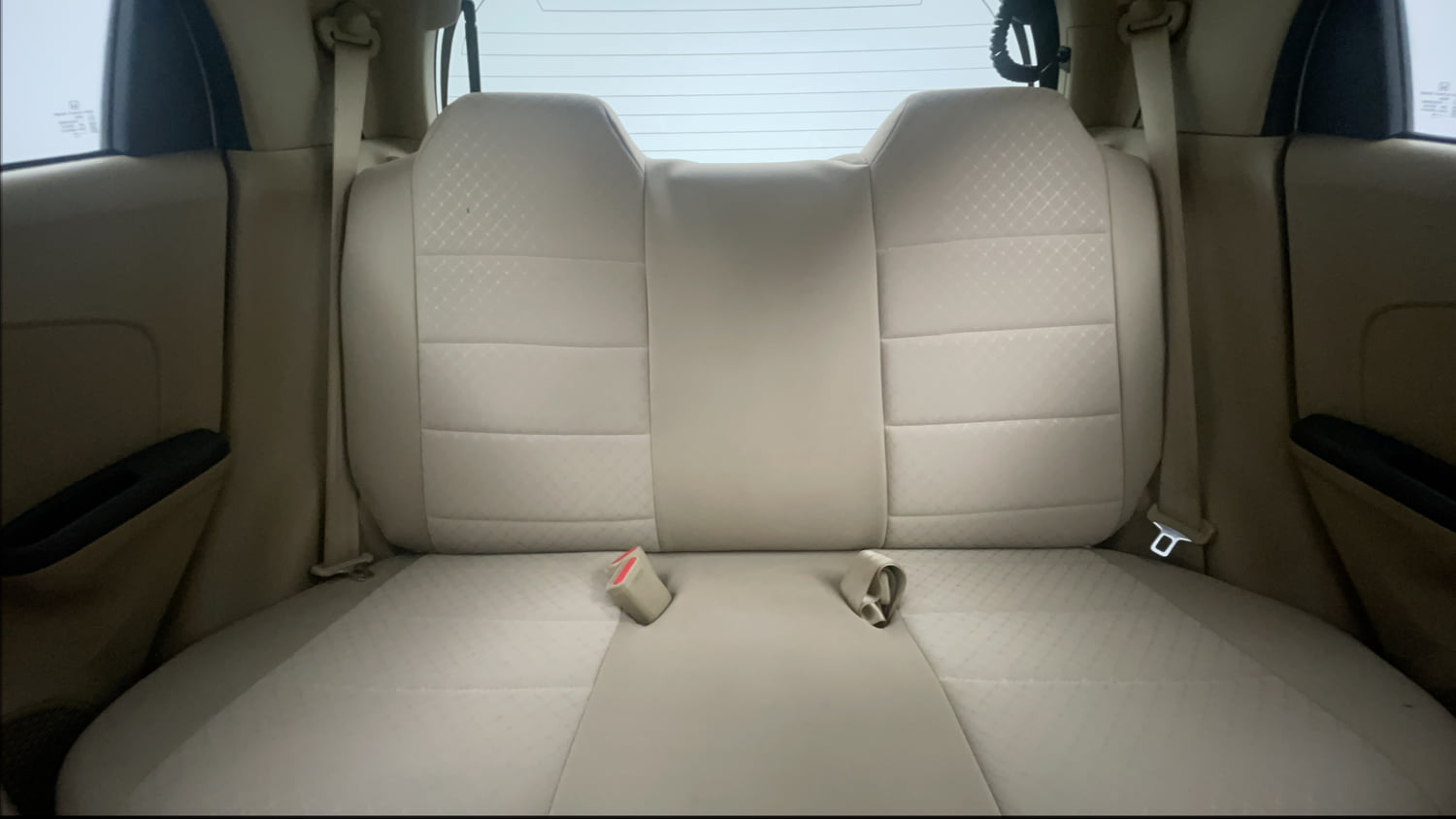 Used 2018 Honda Brio S MT Petrol Manual interior REAR SEAT CONDITION VIEW