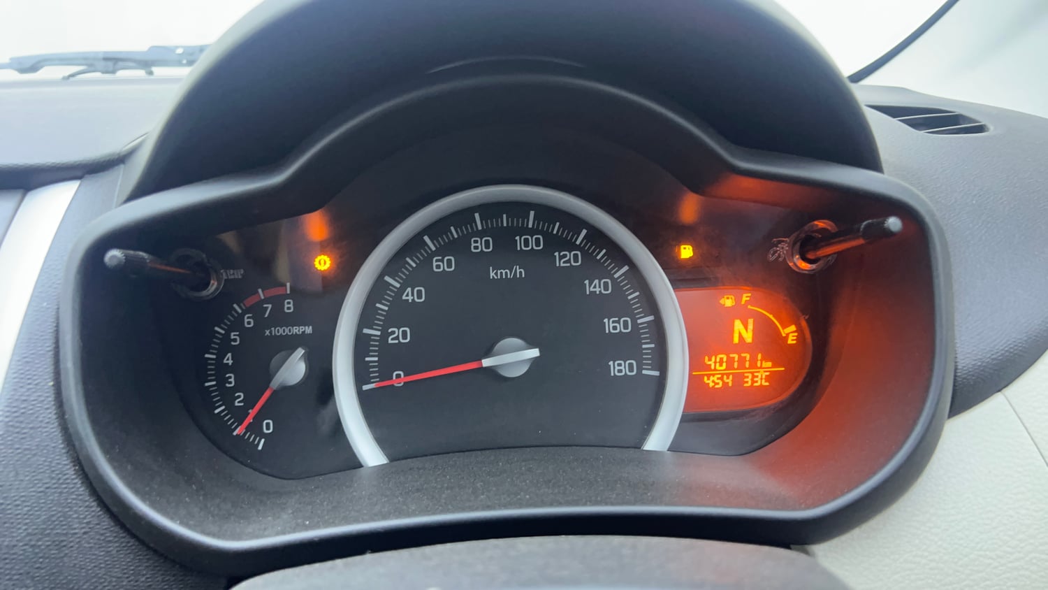 Used 2016 Maruti Suzuki Celerio VXi AMT Petrol Automatic interior CLUSTERMETER VIEW