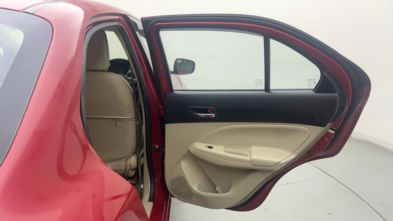 Used 2022 Maruti Suzuki Dzire VXi CNG Cng Manual interior RIGHT REAR DOOR OPEN VIEW