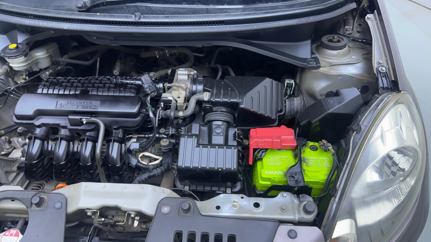 Used 2015 Honda Amaze 1.2 S i-VTEC Petrol Manual engine ENGINE LEFT SIDE VIEW