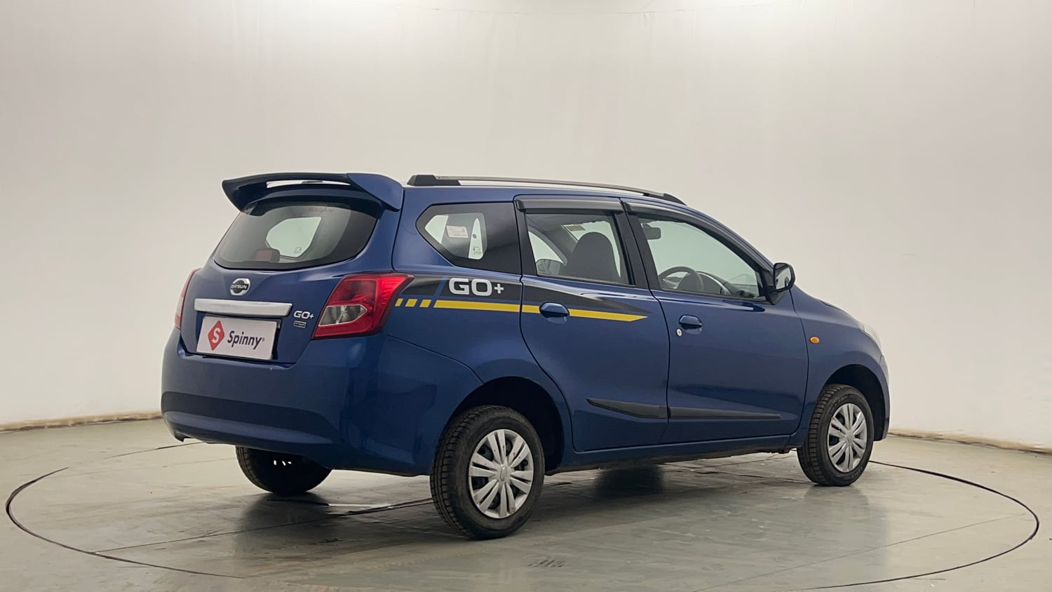 Used 2016 Datsun Go Plus Style Edition Petrol Manual exterior RIGHT REAR CORNER VIEW
