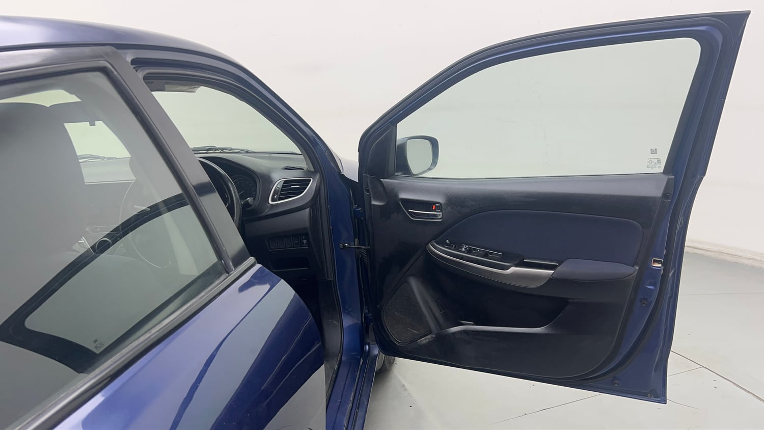 Used 2019 Maruti Suzuki Baleno Delta Petrol Manual interior RIGHT FRONT DOOR OPEN VIEW