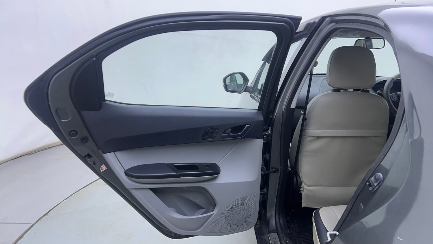 Used 2021 Tata Tiago XT Petrol Manual interior LEFT REAR DOOR OPEN VIEW