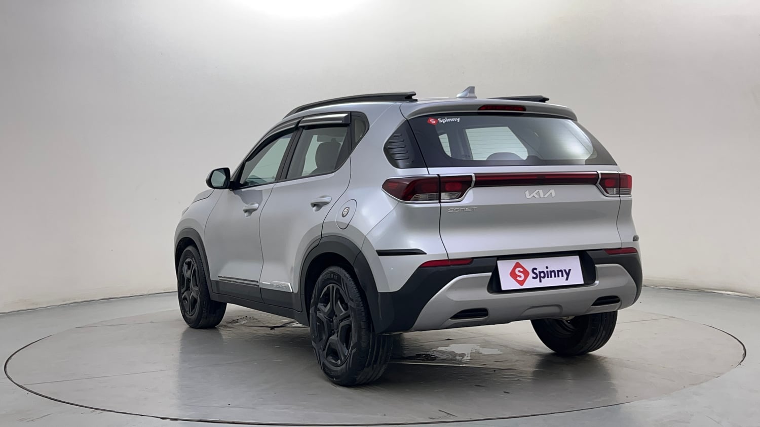 Used 2022 Kia Sonet HTK Plus 1.2 Petrol Manual exterior LEFT REAR CORNER VIEW