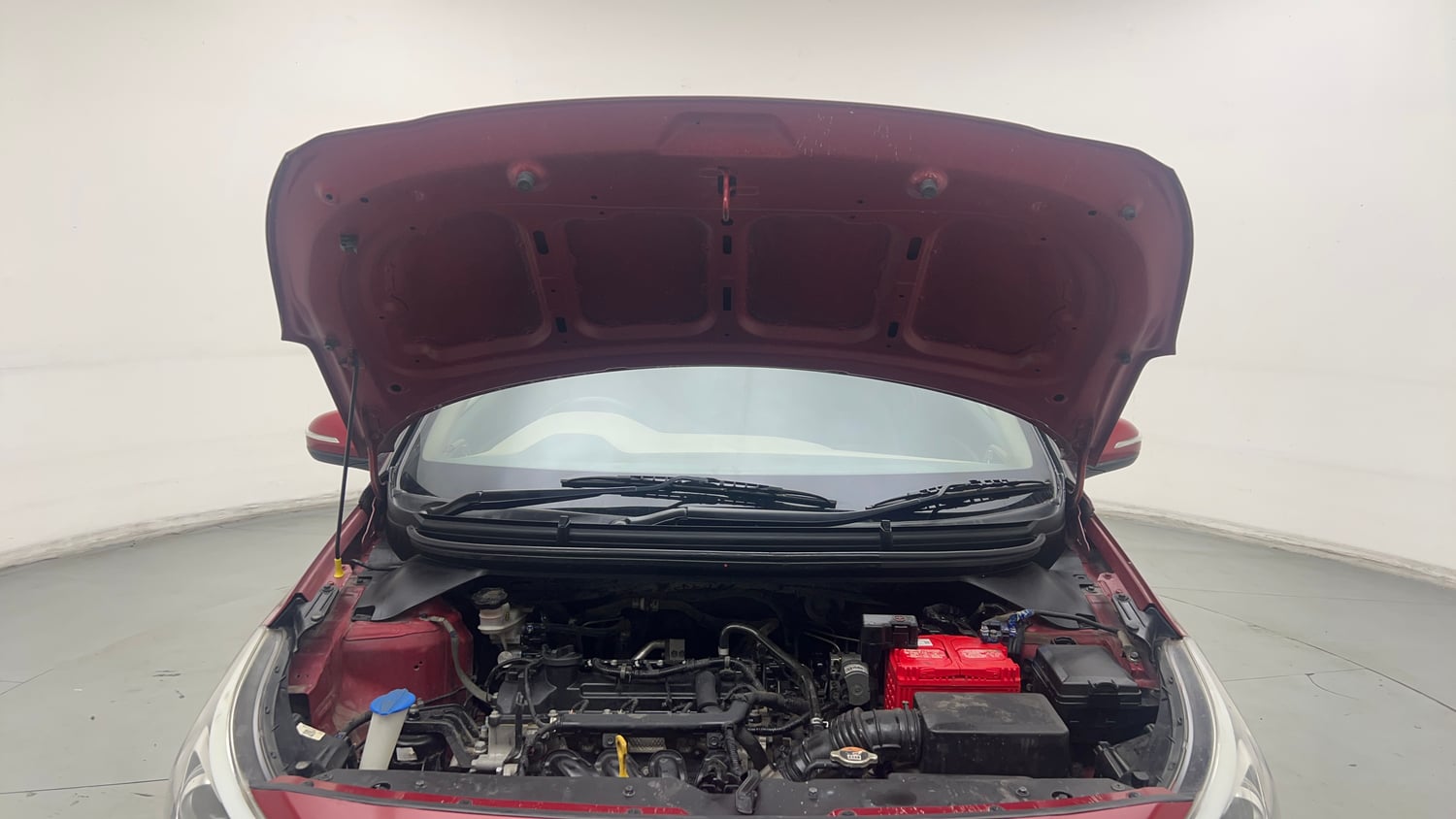 Used 2019 Hyundai Elite i20 Asta 1.2 (O) Petrol Manual engine ENGINE & BONNET OPEN FRONT VIEW