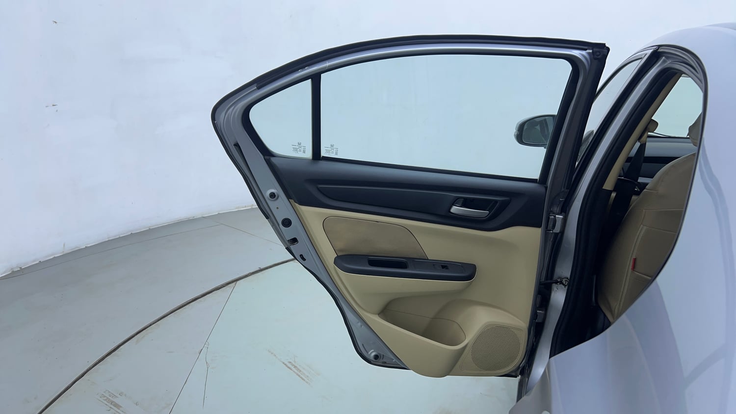 Used 2018 Honda Amaze 1.2 V CVT Petrol Petrol Automatic interior LEFT REAR DOOR OPEN VIEW