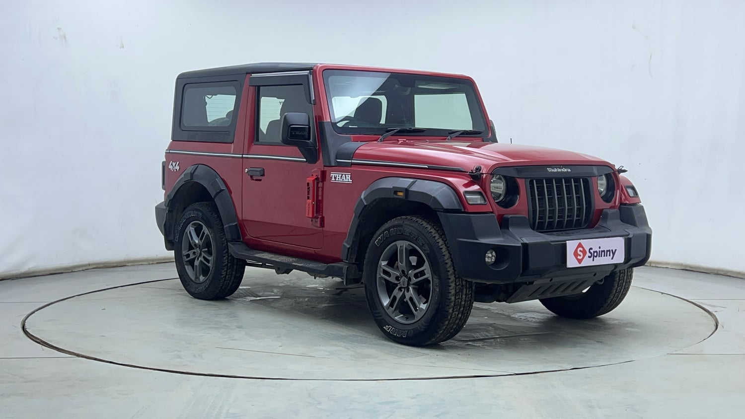 Used 2022 mahindra Thar LX Hard Top Diesel AT 4WD Diesel Automatic exterior RIGHT FRONT CORNER VIEW