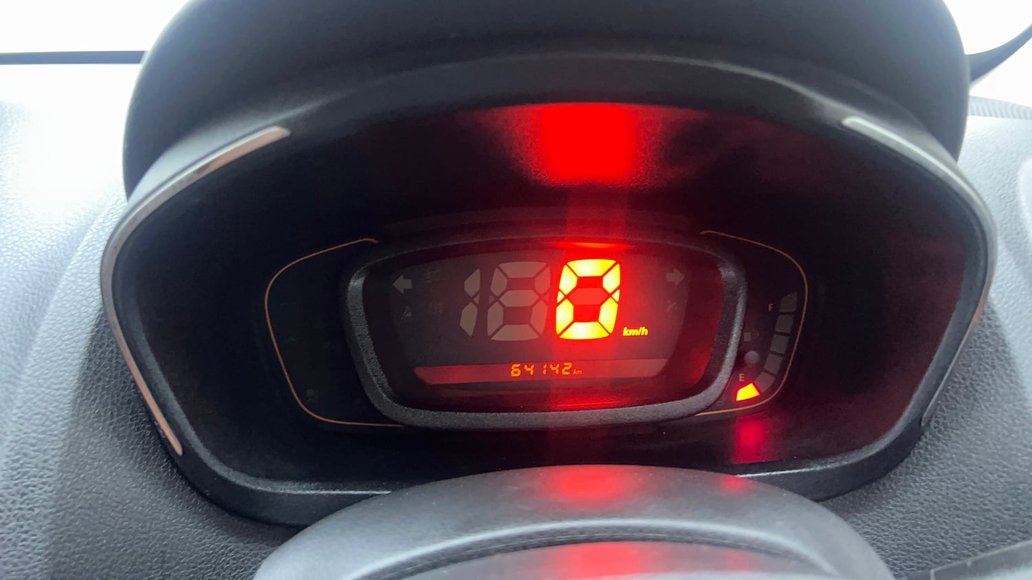 Used 2017 Renault Kwid CLIMBER 1.0 Petrol Manual interior CLUSTERMETER VIEW