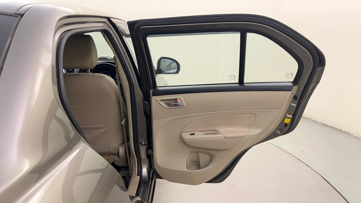 Used 2017 Maruti Suzuki Swift Dzire VXI (O) Petrol Manual interior RIGHT REAR DOOR OPEN VIEW