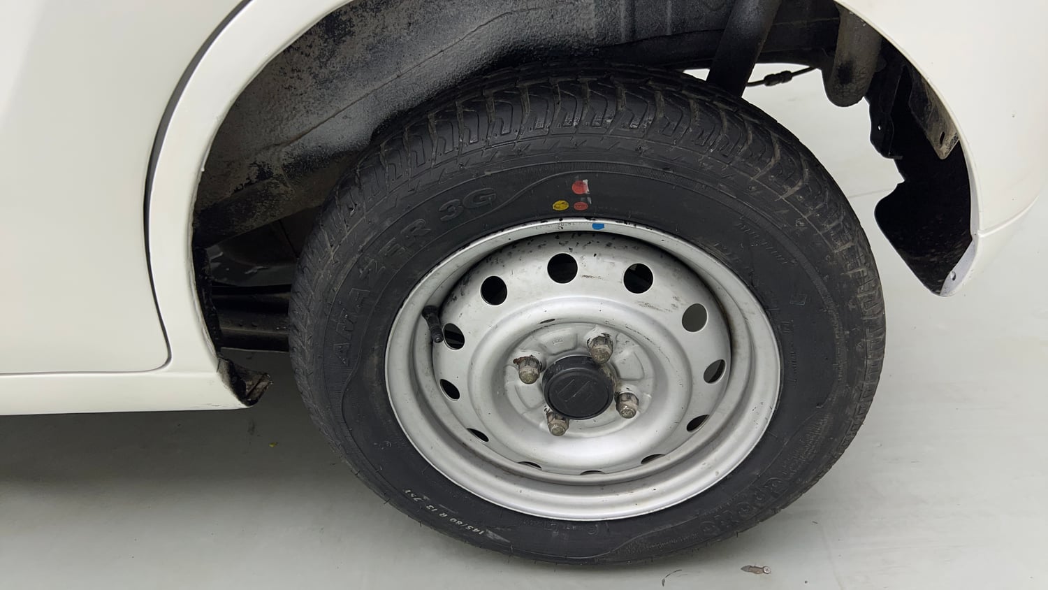 Used 2018 Maruti Suzuki Wagon R LXI CNG Cng Manual tyres LEFT REAR TYRE RIM VIEW