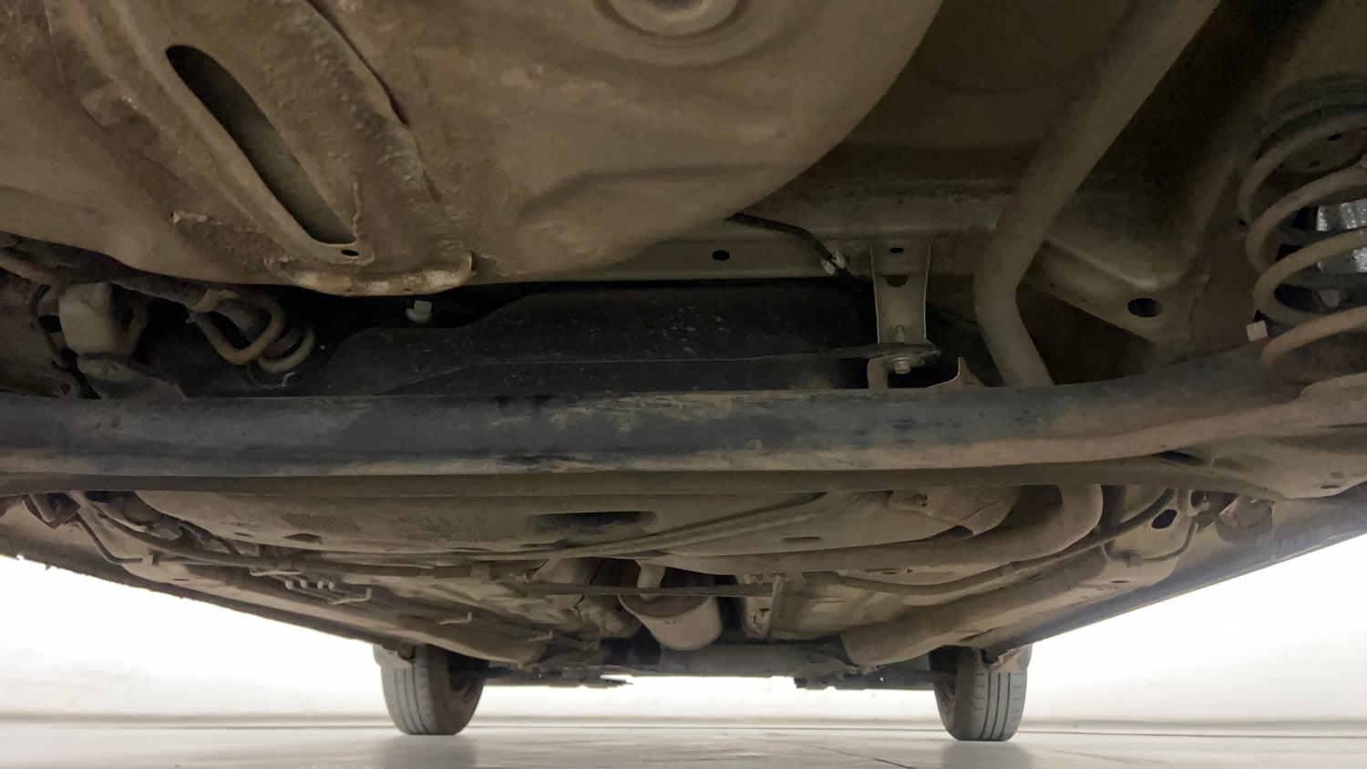Used 2019 Maruti Suzuki Dzire VXi Petrol Manual extra REAR UNDERBODY VIEW (TAKEN FROM REAR)